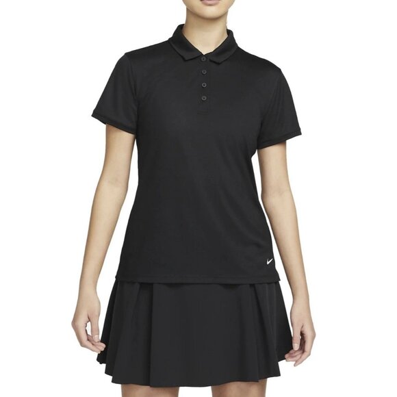 Nike Women's Golf Dri-Fit Victory Short Sleeve Polo, Black, XS - Picture 8 of 16